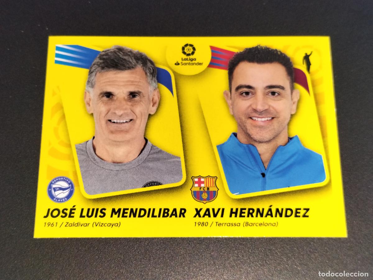 Cromos de f&uacute;tbol: FICHAJE N&ordm; 40 XAVI MERCADO INVIERNO ACTUALIZACION BARCELONA ALAVES LALIGA ESTE 2021 2022 21 22