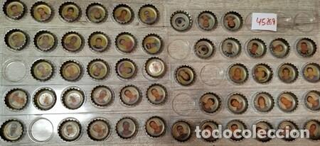 Cromos de Futebol: COCA-COLA. Lote de 52 chapas con Futbolistas del F.C. BARCELONA.