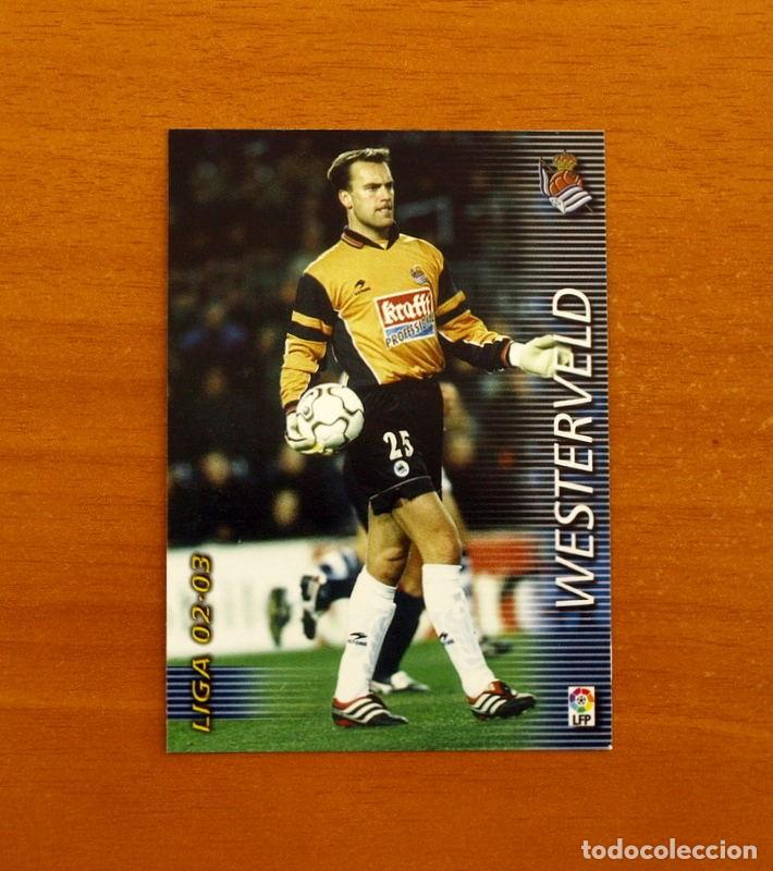 Cromos de f&uacute;tbol: Real Sociedad -N&ordm; 290 Westerveld -Mega Fichas Liga 2002-2003-02-03-Megafichas Panini Sports