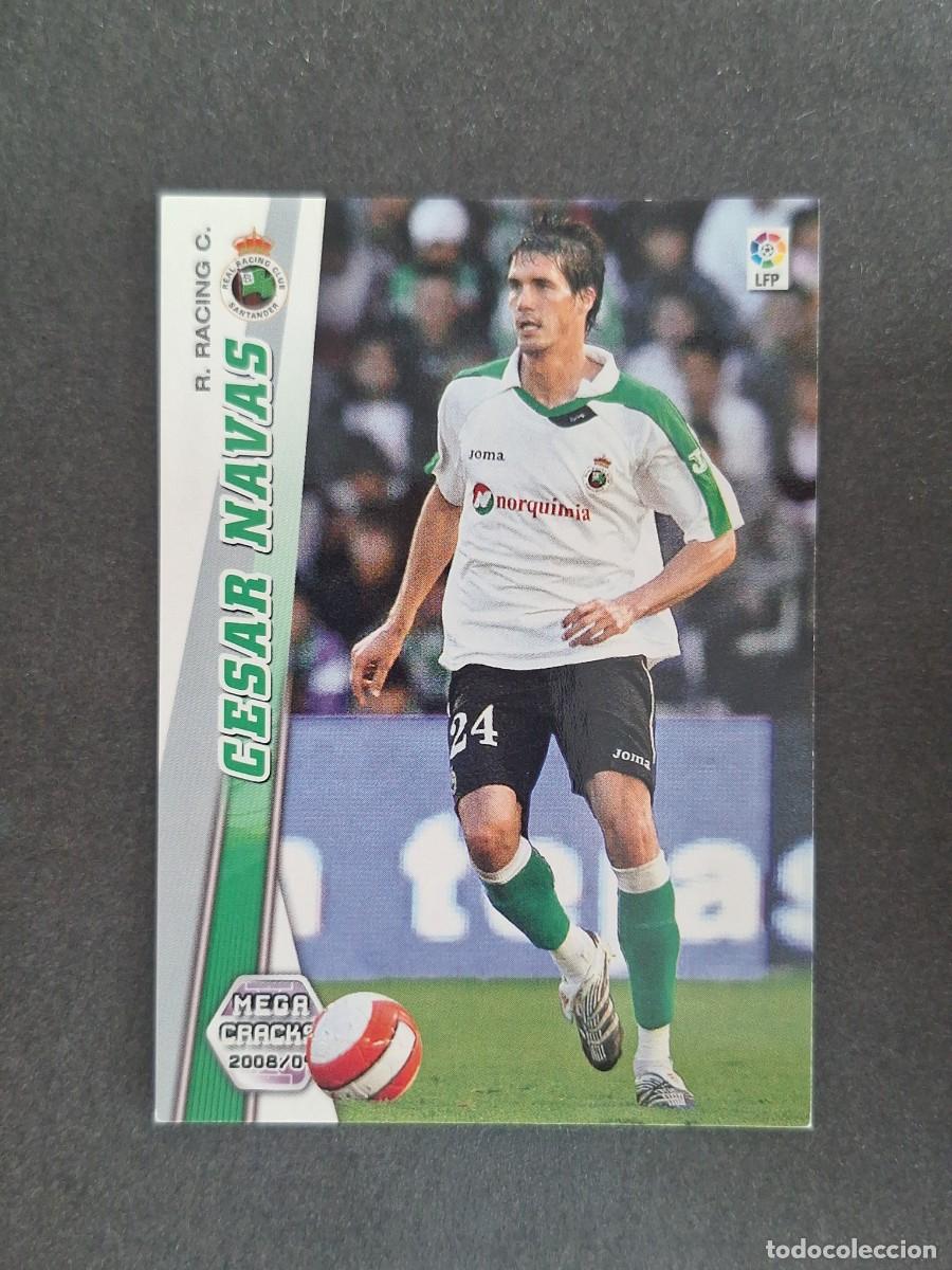 Football Stickers: L2 CESAR NAVAS RACING DE SANTANDER 241 PANINI MEGACRACKS 2008 2009 08 09