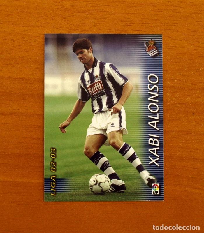 Cromos de f&uacute;tbol: Real Sociedad -N&ordm; 298 Xabi Alonso -Mega Fichas Liga 2002-2003-02-03-Megafichas Panini Sports