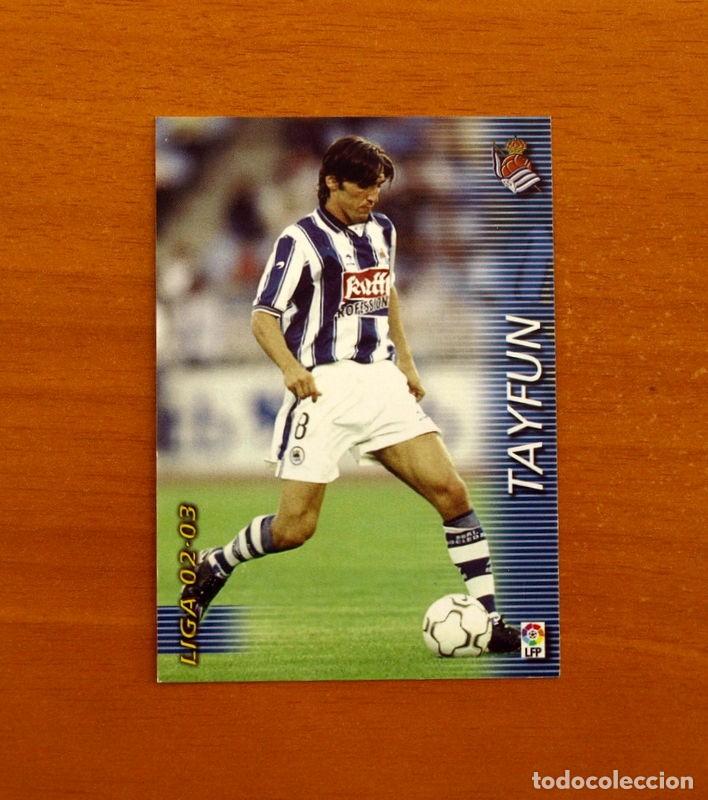 Cromos de f&uacute;tbol: Real Sociedad -N&ordm; 299 Tayfun -Mega Fichas Liga 2002-2003-02-03-Megafichas Panini Sports