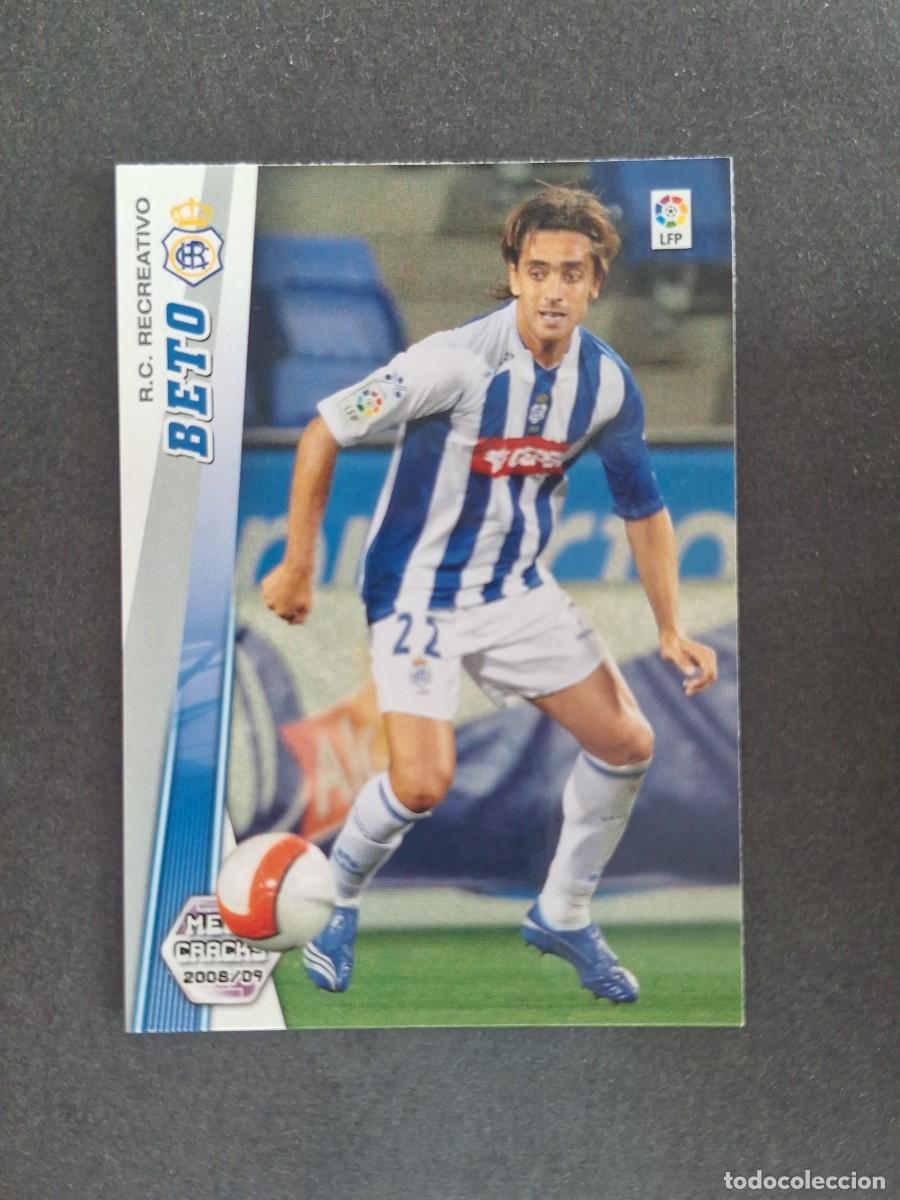 Cromos de f&uacute;tbol: L2 BETO RECREATIVO DE HUELVA 257 PANINI MEGACRACKS 2008 2009 08 09