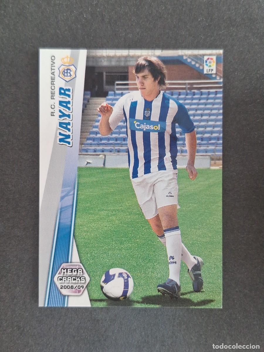 Cromos de f&uacute;tbol: L2 NAYAR RECREATIVO DE HUELVA 261 PANINI MEGACRACKS 2008 2009 08 09