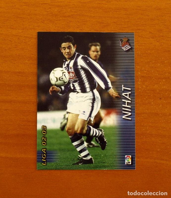 Cromos de f&uacute;tbol: Real Sociedad -N&ordm; 303 Nihat -Mega Fichas Liga 2002-2003-02-03-Megafichas Panini Sports