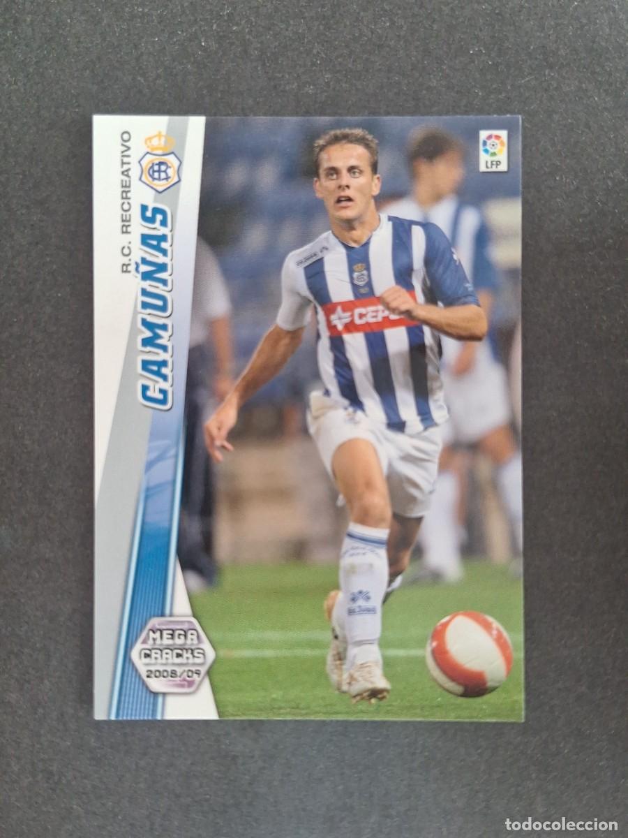 Cromos de f&uacute;tbol: L2 CAMU&Ntilde;AS RECREATIVO DE HUELVA 266 PANINI MEGACRACKS 2008 2009 08 09