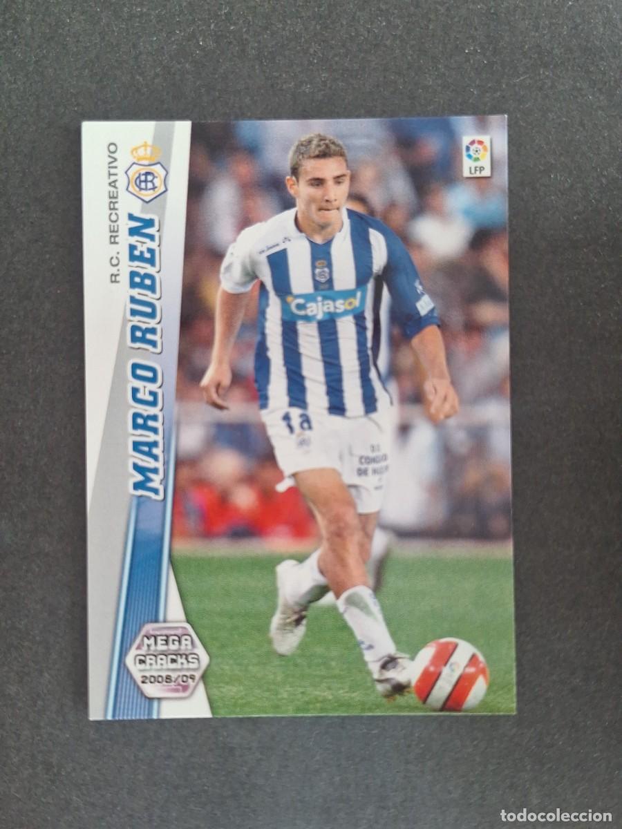 Cromos de f&uacute;tbol: L2 MARCO RUBEN RECREATIVO DE HUELVA 267 PANINI MEGACRACKS 2008 2009 08 09