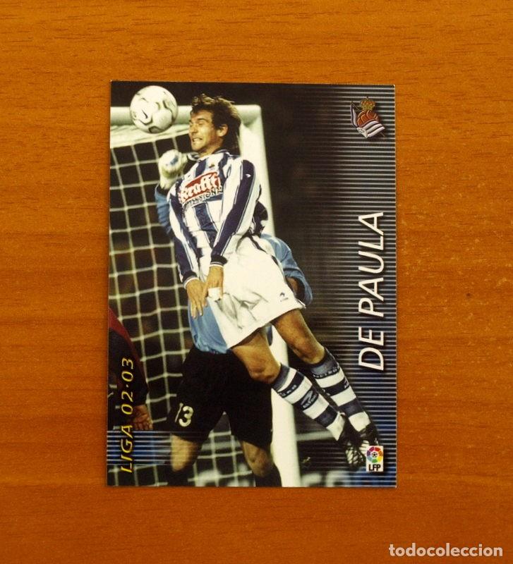 Cartes &agrave; collectionner de Football: Real Sociedad -N&ordm; 305 De Paula -Mega Fichas Liga 2002-2003-02-03-Megafichas Panini Sports