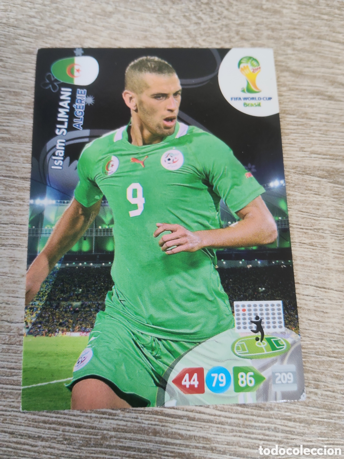 Cromos de f&uacute;tbol: Panini Adrenalyn mundial Brasil 2014 Islam Slimani Argelia
