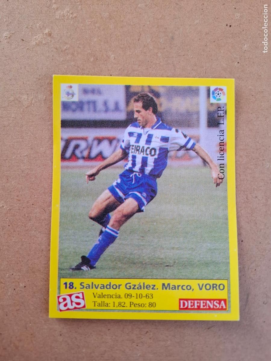 Cromos de f&uacute;tbol: LIGA 95 96 1995 1996 - AS - 18 VORO - R.C. DEPORTIVO ( NUNCA PEGADO )