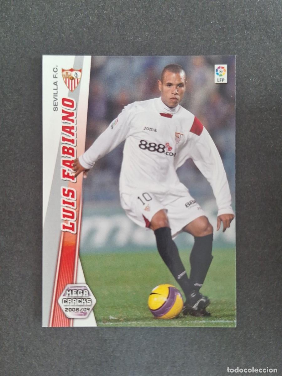Cromos de f&uacute;tbol: L2 LUIS FABIANO SEVILLA F. C. 287 PANINI MEGACRACKS 2008 2009 08 09