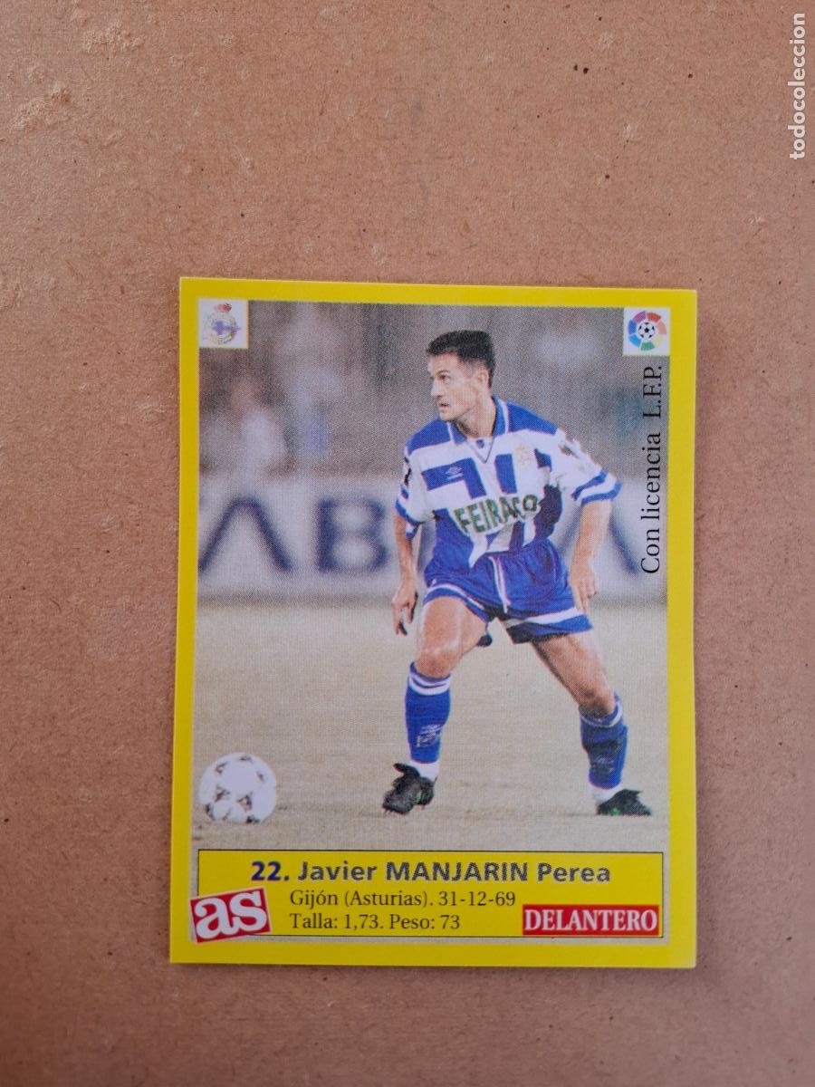Cromos de f&uacute;tbol: LIGA 95 96 1995 1996 - AS - 22 MANJARIN - R.C. DEPORTIVO ( NUNCA PEGADO )