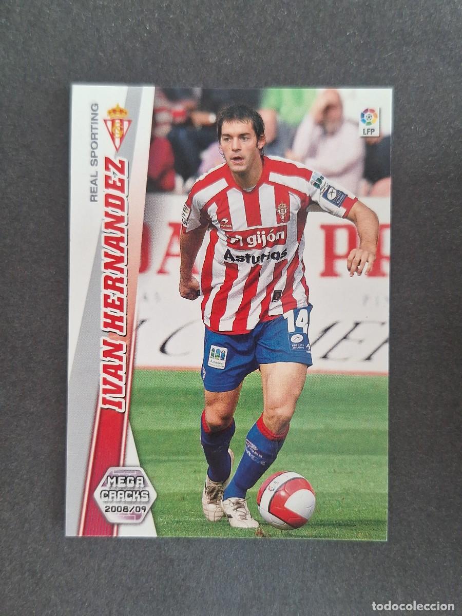 Cromos de f&uacute;tbol: L2 IVAN HERNANDEZ SPORTING DE GIJON 296 PANINI MEGACRACKS 2008 2009 08 09