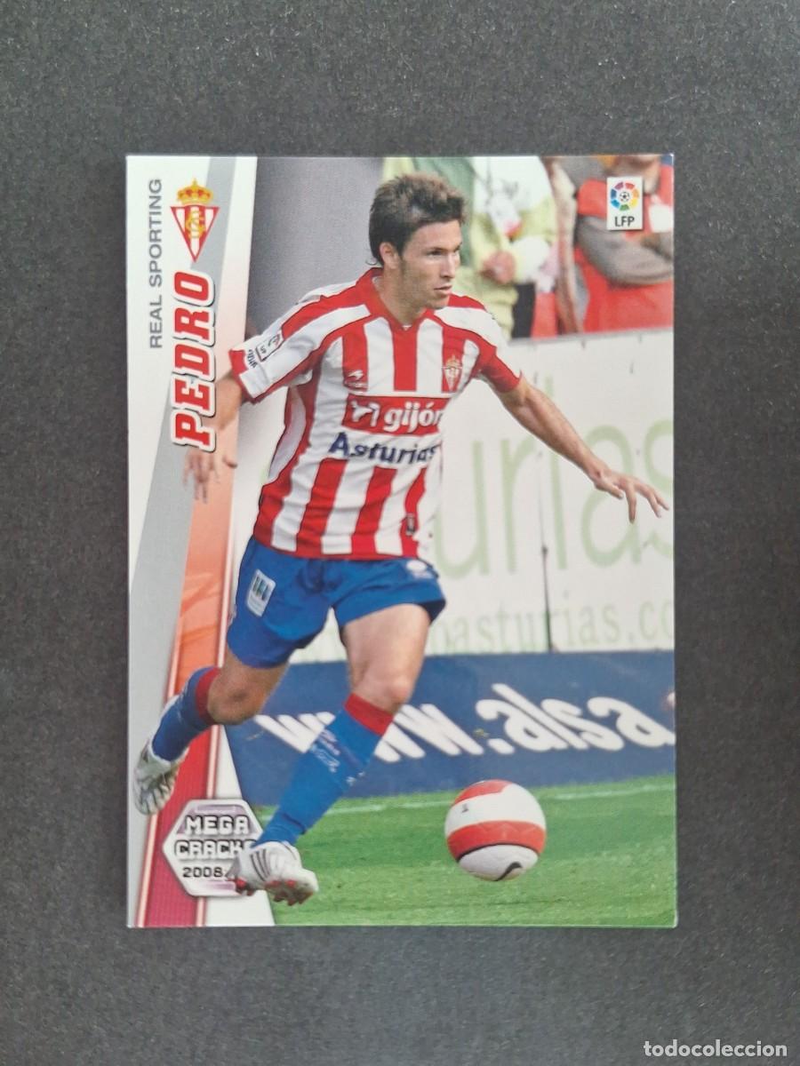 Cromos de f&uacute;tbol: L2 PEDRO SPORTING DE GIJON 299 PANINI MEGACRACKS 2008 2009 08 09