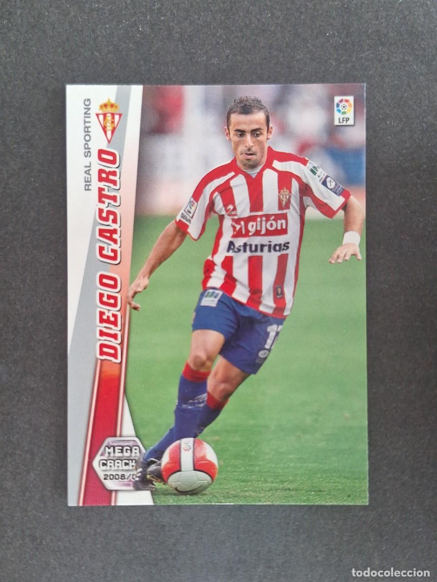 Cromos de f&uacute;tbol: L2 DIEGO CASTRO SPORTING DE GIJON 300 PANINI MEGACRACKS 2008 2009 08 09