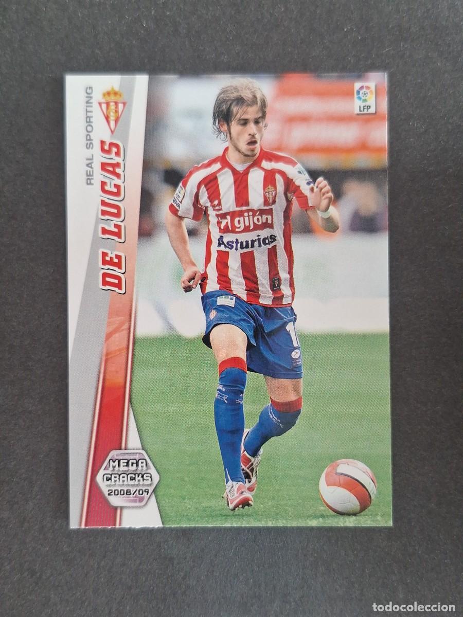 Cromos de f&uacute;tbol: L2 DE LUCAS SPORTING DE GIJON 301 PANINI MEGACRACKS 2008 2009 08 09