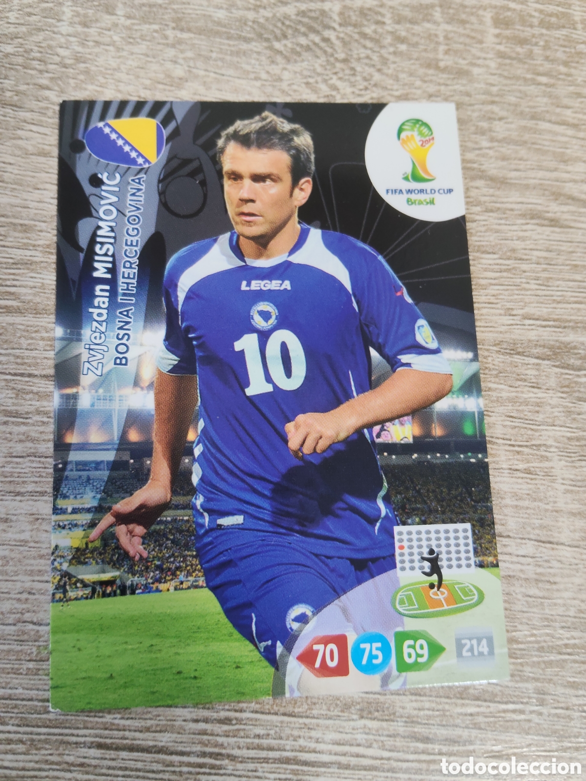 Cromos de f&uacute;tbol: Panini Adrenalyn mundial Brasil 2014 Zvjezdan Misimovic Bosnia y Herzegovina