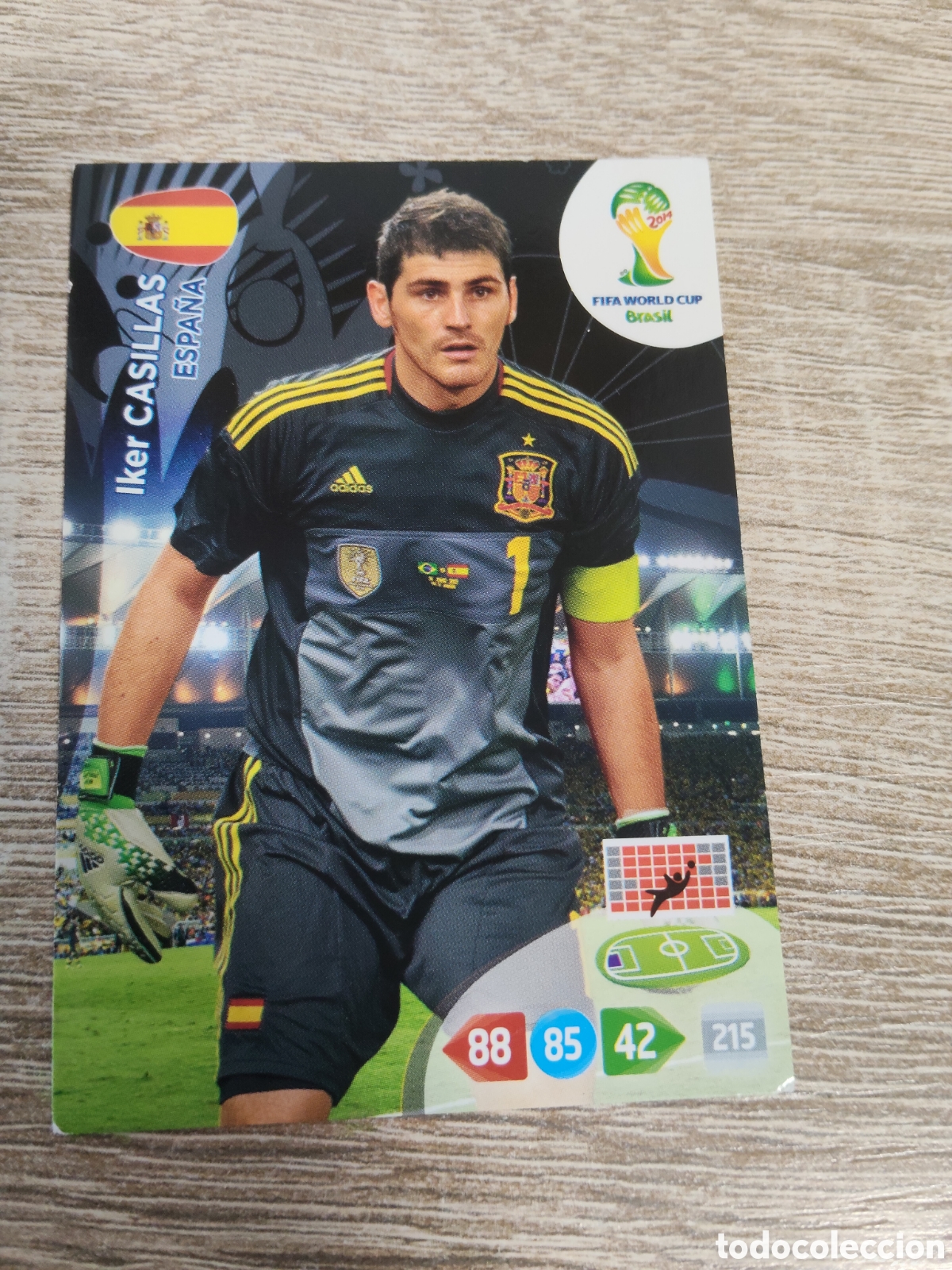 Cromos de f&uacute;tbol: Panini Adrenalyn mundial Brasil 2014 Iker Casillas Espa&ntilde;a