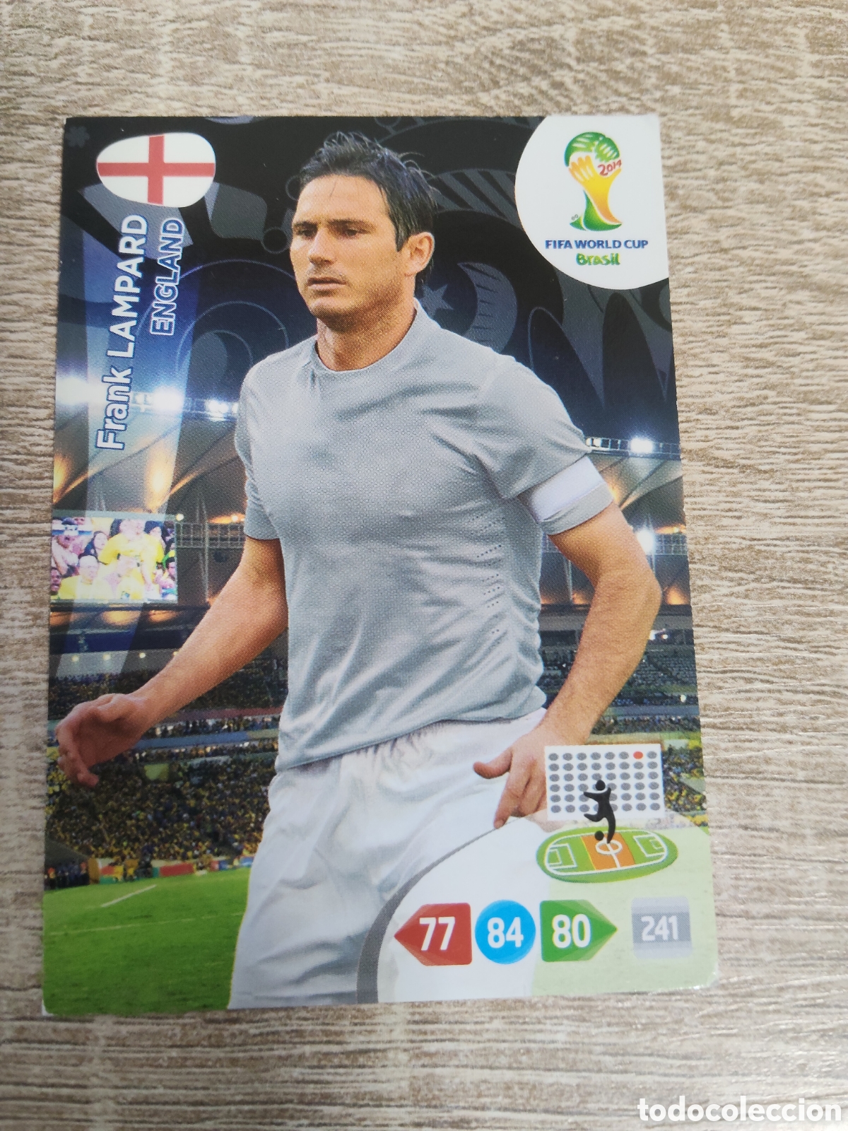 Cromos de f&uacute;tbol: Panini Adrenalyn mundial Brasil 2014 Frank Lampard Inglaterra
