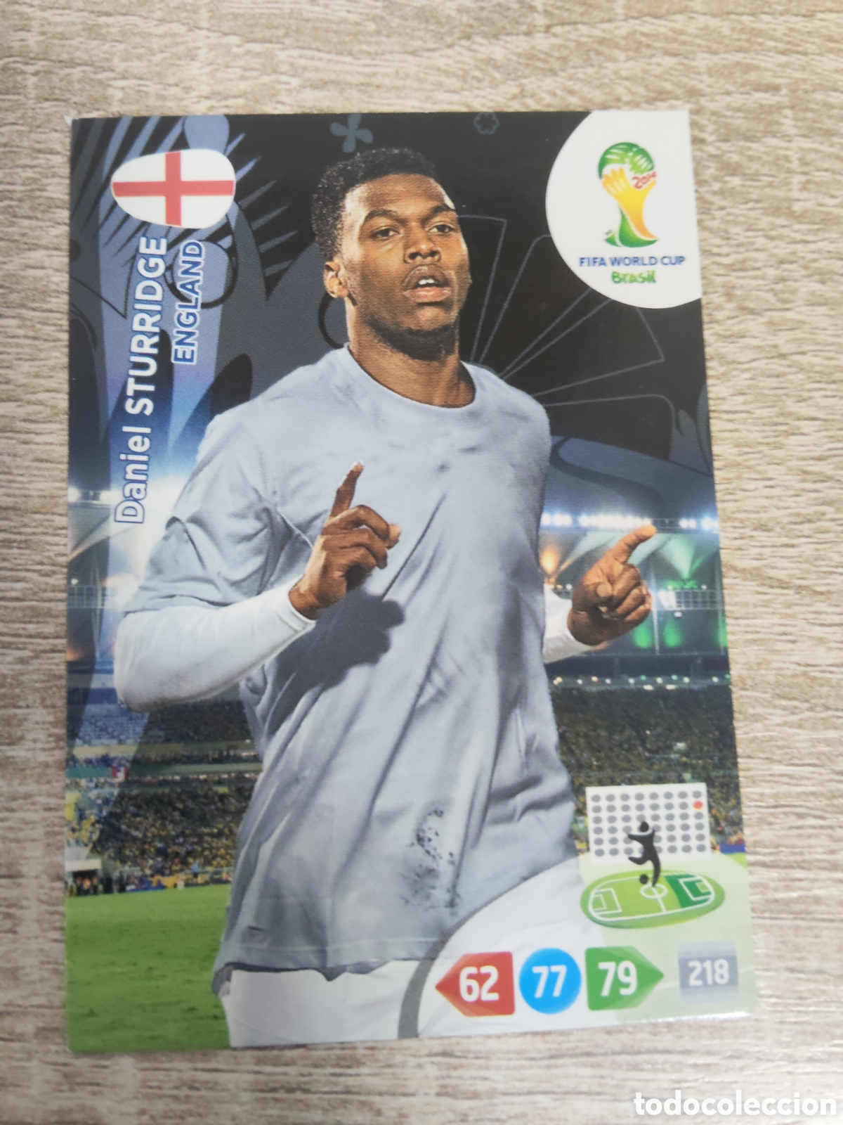 Cromos de f&uacute;tbol: Panini Adrenalyn mundial Brasil 2014 Daniel Sturridge Inglaterra