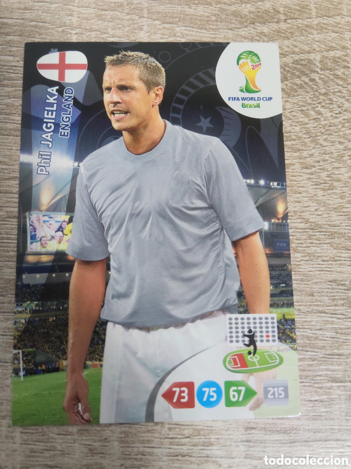 Cromos de f&uacute;tbol: Panini Adrenalyn mundial Brasil 2014 Phil Jagielka Inglaterra