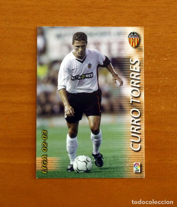 Cromos de f&uacute;tbol: Valencia -N&ordm; 309 Curro Torres -Mega Fichas Liga 2002-2003-02-03-Megafichas Panini Sports
