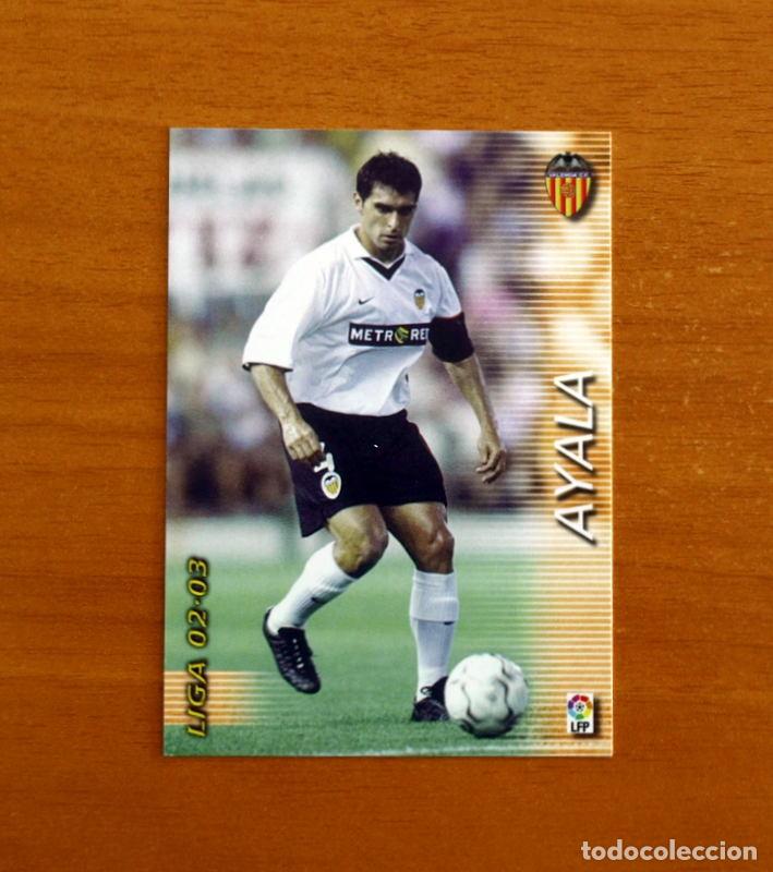 Cromos de f&uacute;tbol: Valencia -N&ordm; 310 Ayala -Mega Fichas Liga 2002-2003-02-03-Megafichas Panini Sports