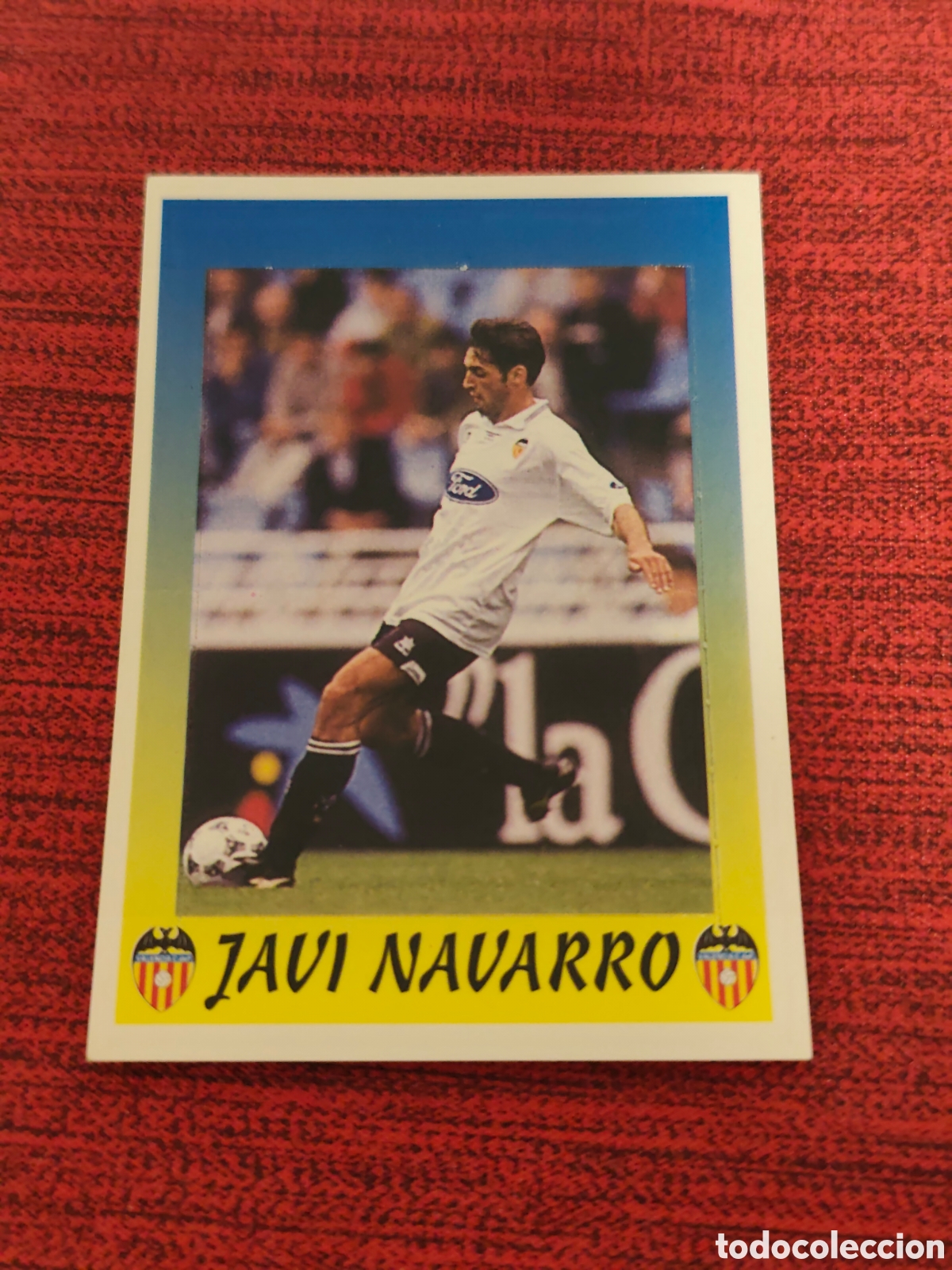 Cromos de f&uacute;tbol: COLOCA 134 JAVI NAVARRO VALENCIA PANINI LIGA 1997 1998