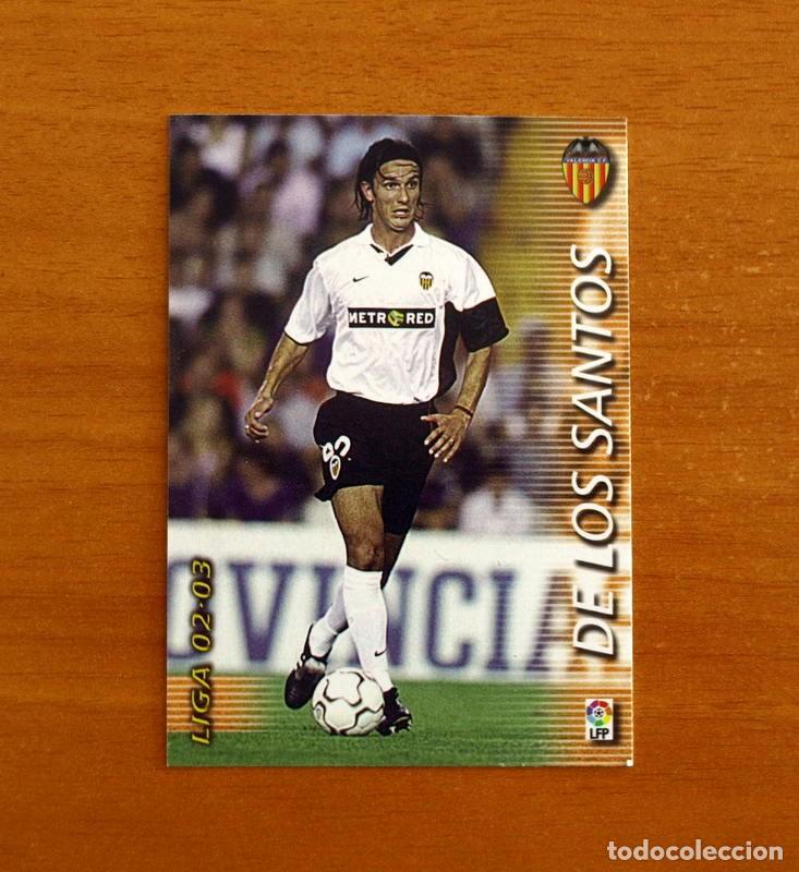Cromos de f&uacute;tbol: Valencia -N&ordm; 315 De Los Santos -Mega Fichas Liga 2002-2003-02-03-Megafichas Panini Sports