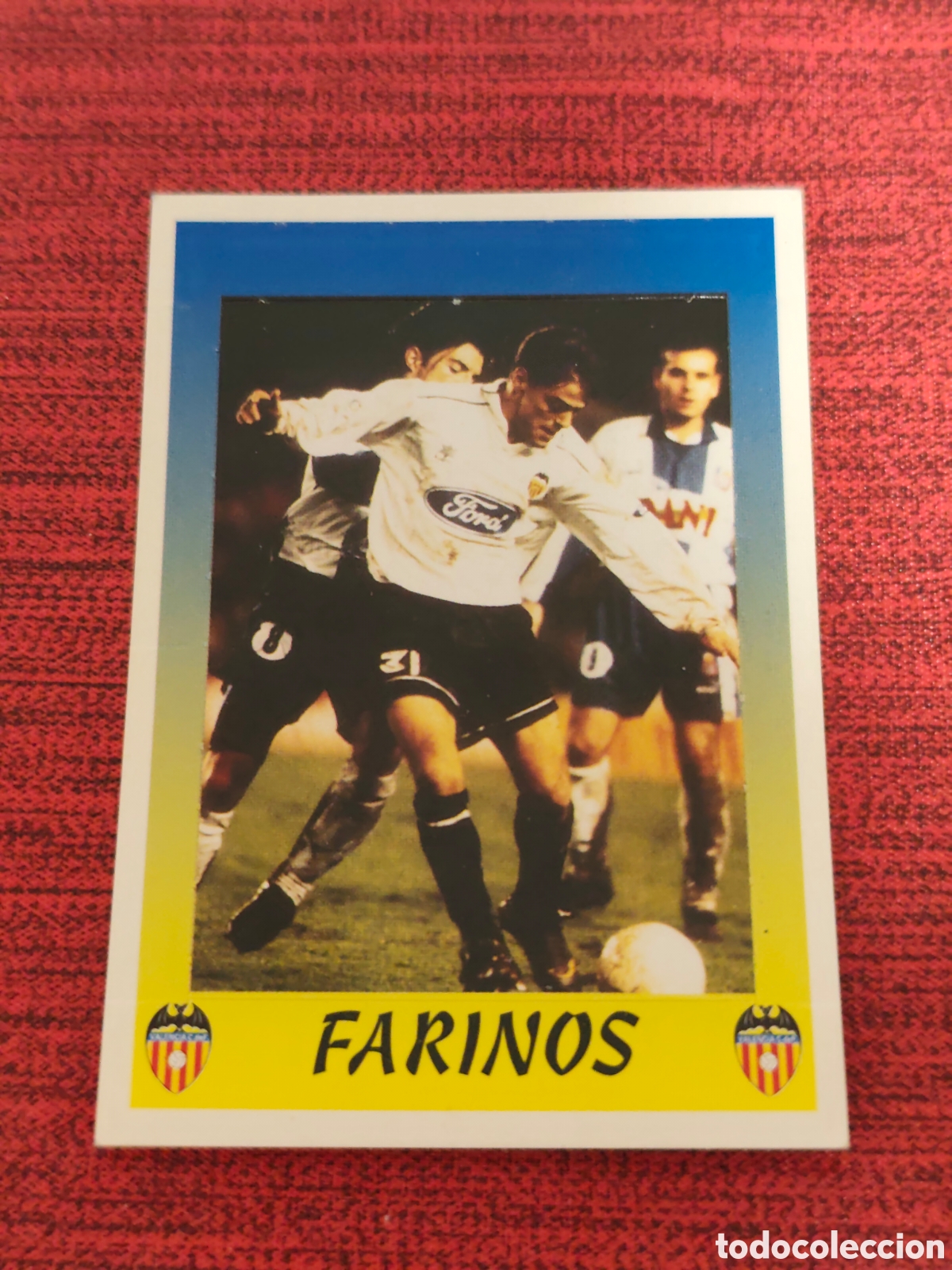 Cromos de f&uacute;tbol: 139A FARINOS VALENCIA PANINI LIGA 1997 1998