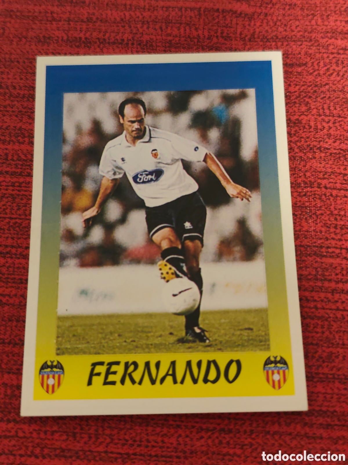 Cromos de f&uacute;tbol: 139 FERNANDO VALENCIA PANINI LIGA 1997 1998