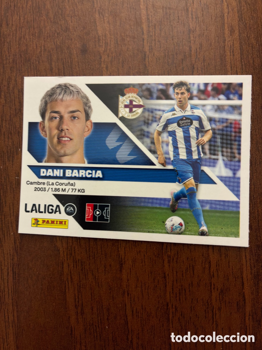Cromos de f&uacute;tbol: Cromo Dani Barcia, N&ordm; 8, RC Deportivo, Liga EA Sports 2026-27 (Panini / Colecciones Este) - Nuevo