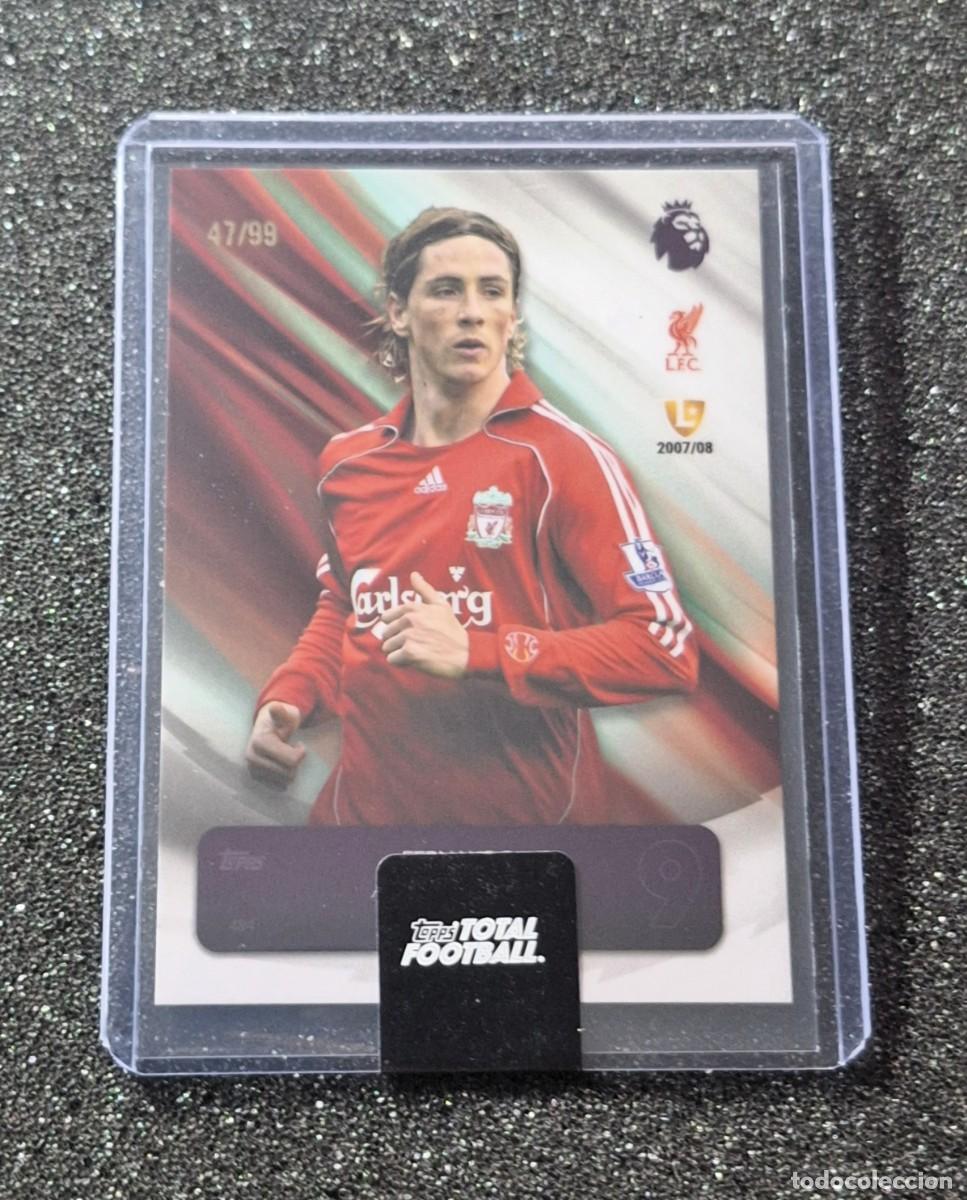Cromos de f&uacute;tbol: Fernando Torres Liverpool Topps Total Football 47/99