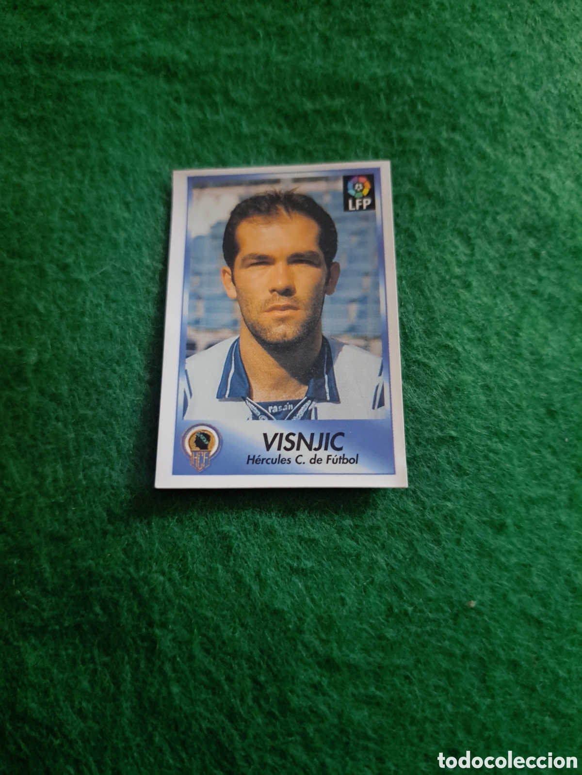 Figurine di Calcio: Visnjic. N&deg;127. H&eacute;rcules. Bollycao Liga 96-97. Sigue la Liga
