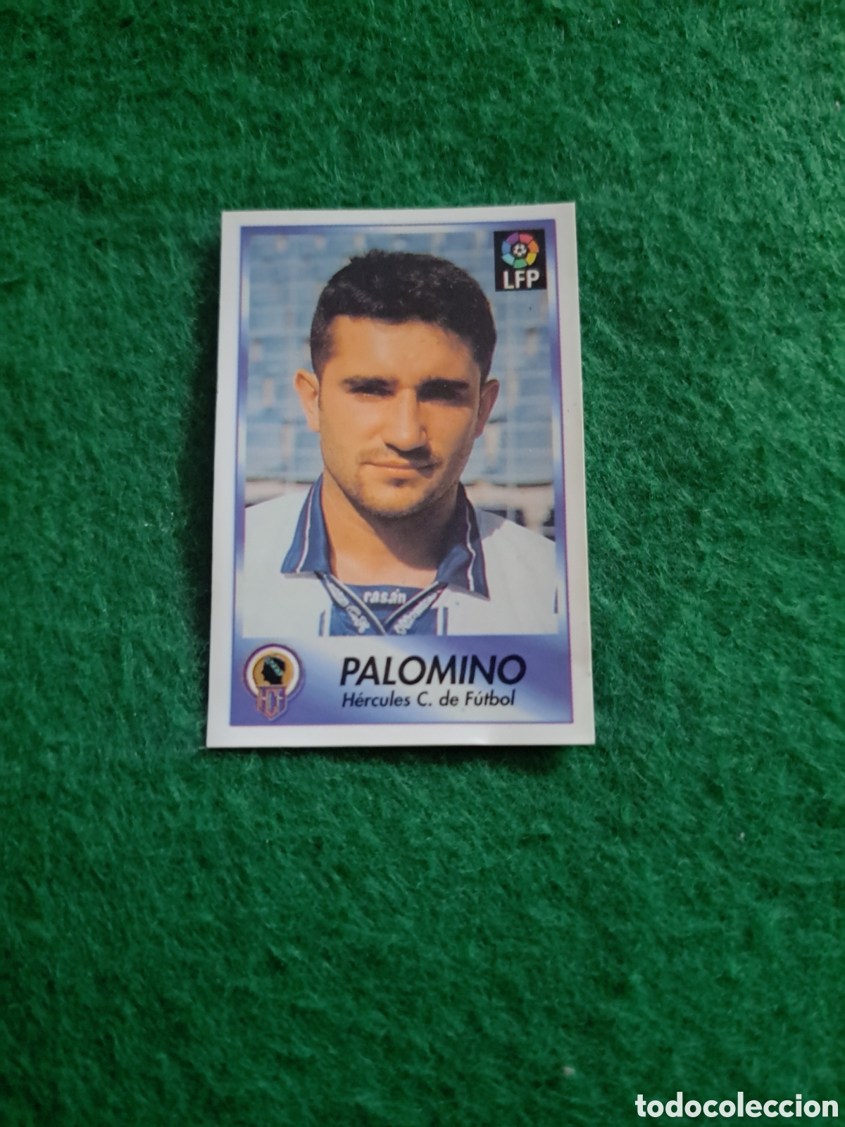 Figurine di Calcio: Palomino. N&deg;123. H&eacute;rcules. Bollycao Liga 96-97. Sigue la Liga