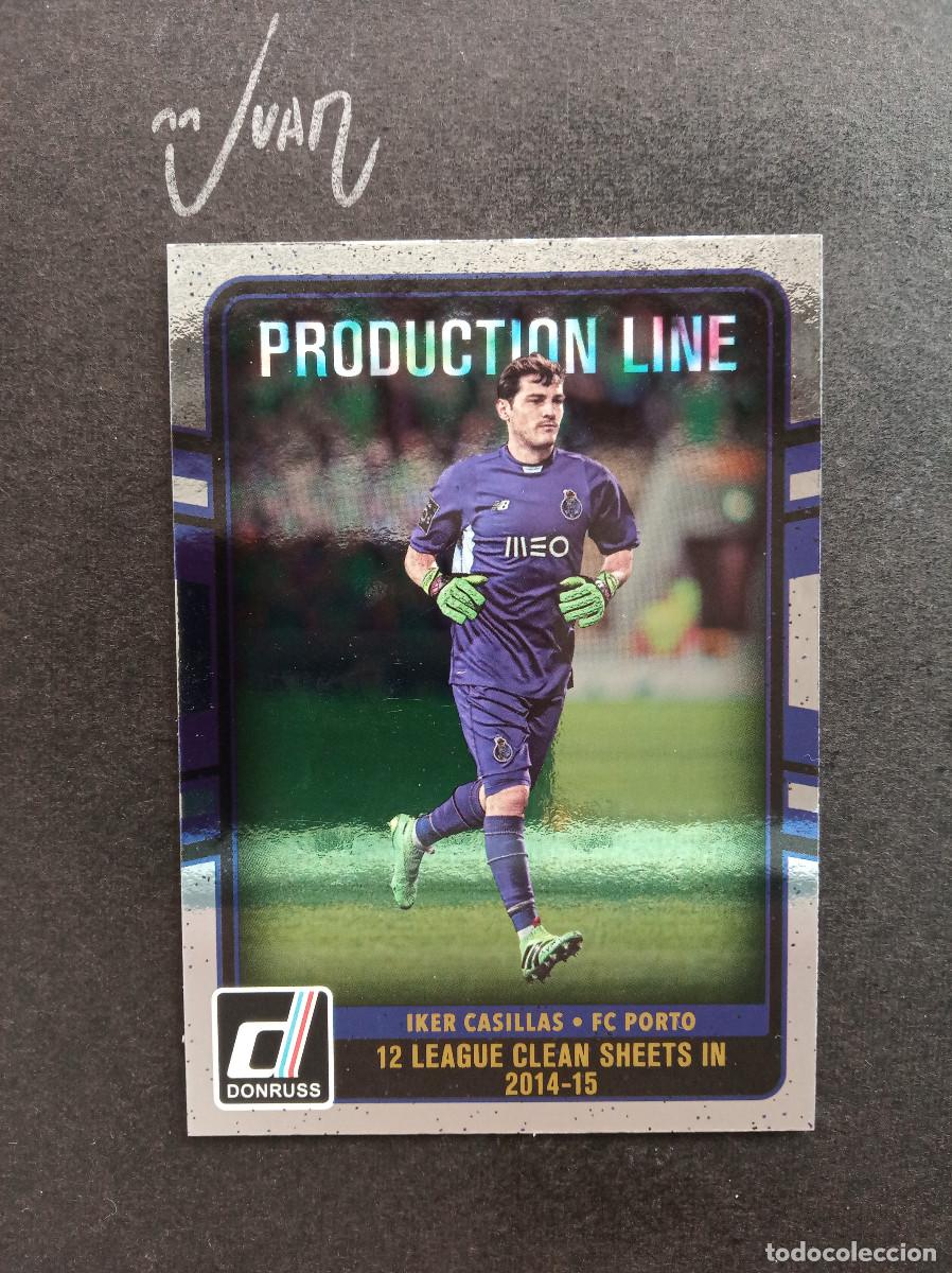 Cromos de f&uacute;tbol: #37 CROMO CASILLAS FC PORTO ESPA&Ntilde;A MADRID ⚽ PANINI &reg; DONRUSS 2015 2016 15 16 INSERTO PRODUCTION LINE