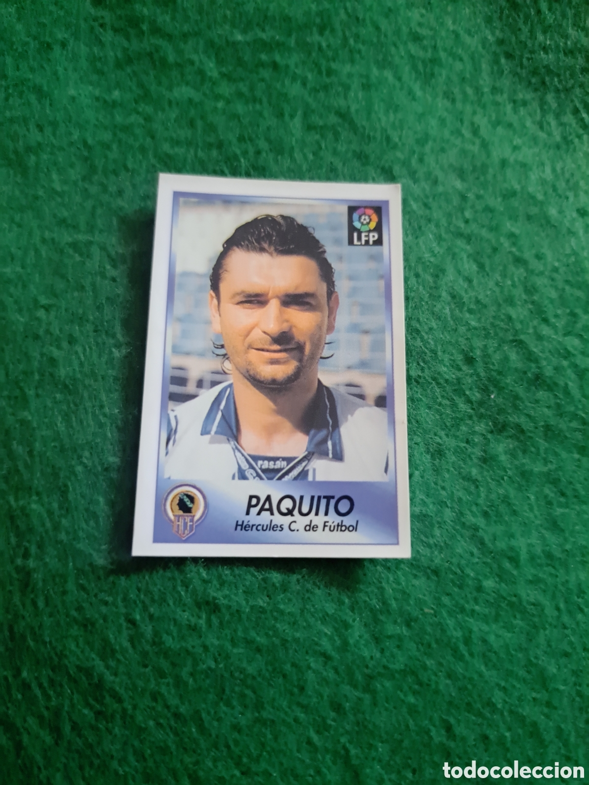 Cromos de f&uacute;tbol: Paquito. N &deg;125. H&eacute;rcules. Bollycao Liga 96-97. Sigue la Liga