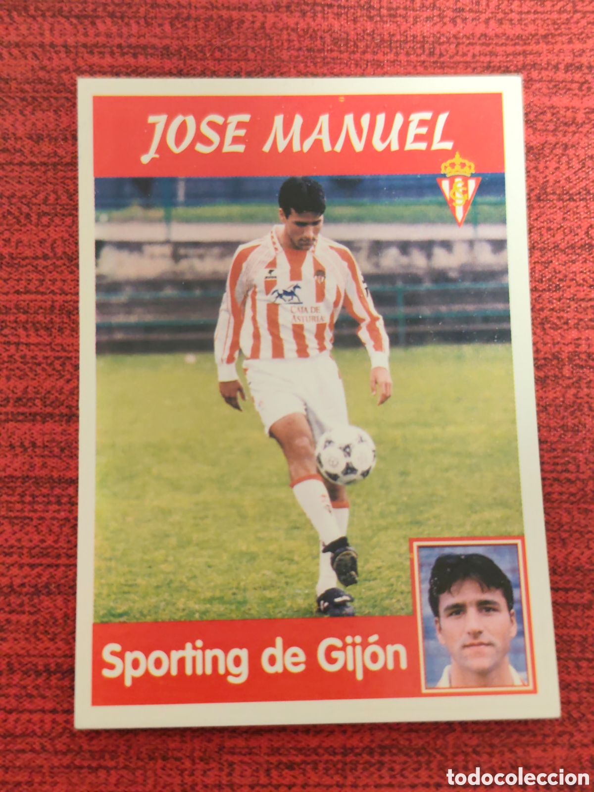Cromos de f&uacute;tbol: COLOCA 231 JOSE MANUEL SPORTING GIJ&Oacute;N PANINI LIGA 1997 1998