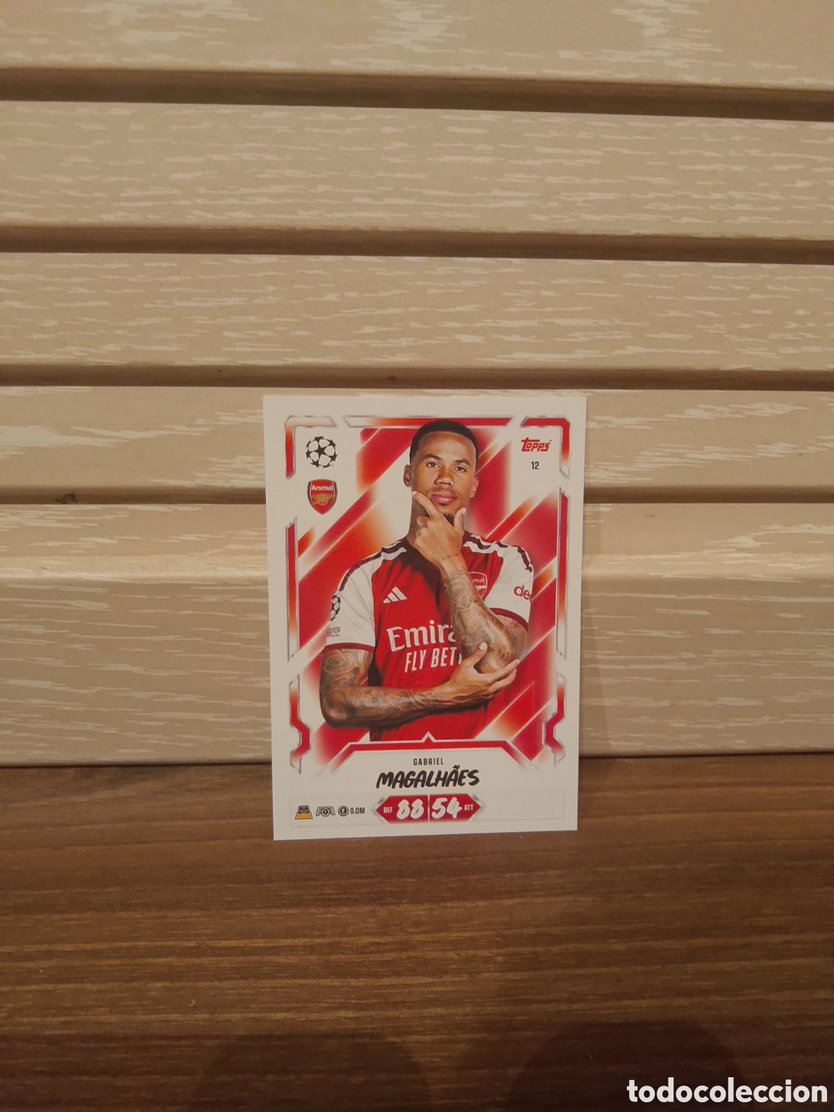 Cromos de f&uacute;tbol: Gabriel magalhaes arsenal 12 match attax 26/27 2026 2027
