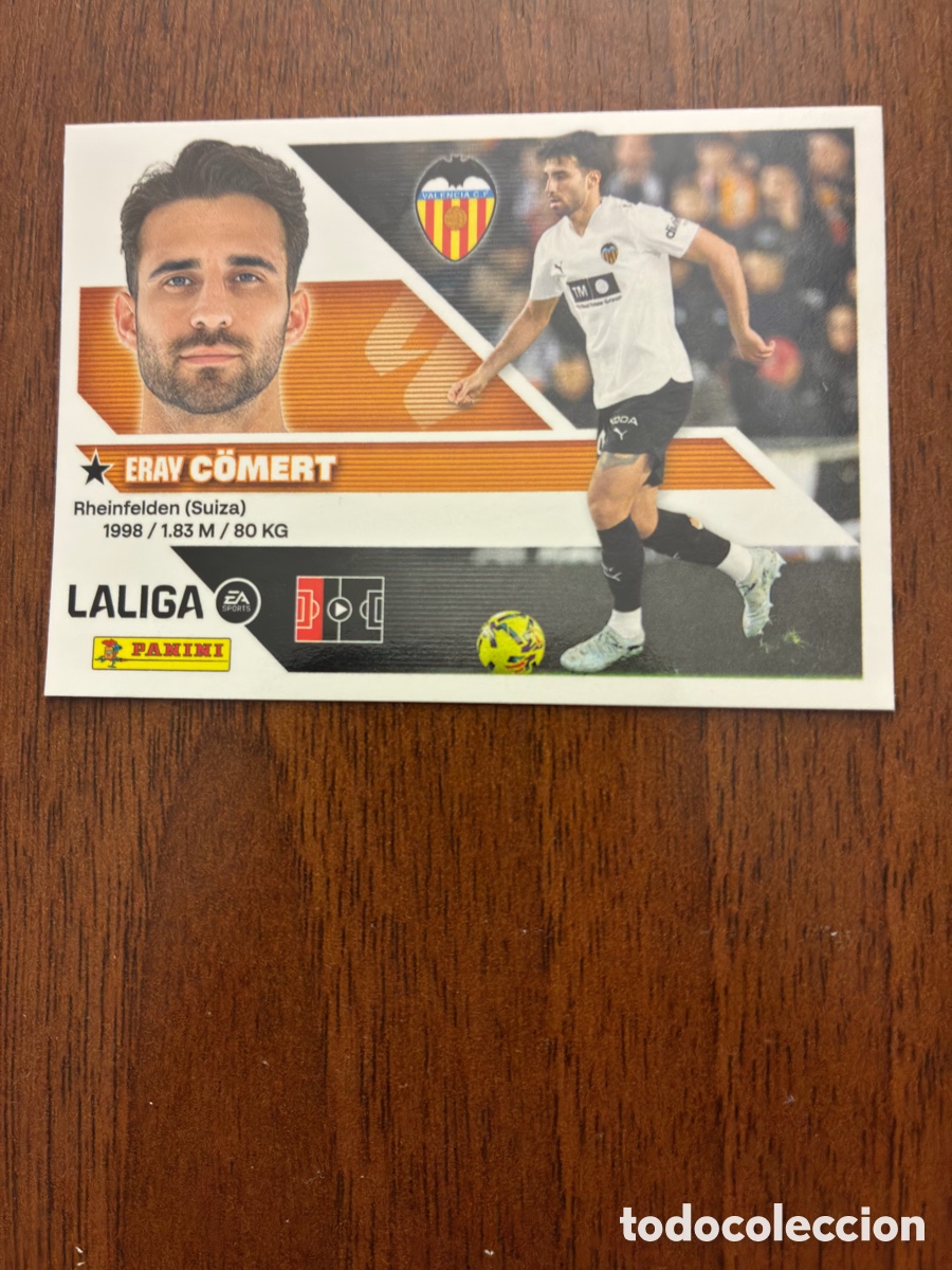 Cromos de f&uacute;tbol: Cromo Eray C&ouml;mert, N&ordm; 8A, Valencia CF, Liga EA Sports 2026-27 (Colecciones Este) - Nuevo