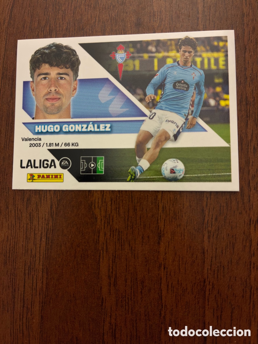 Cromos de f&uacute;tbol: Cromo Hugo Gonz&aacute;lez, N&ordm; 19 Bis, RC Celta, Liga EA Sports 2026-27 (Panini / Colecciones Este) - Nuevo