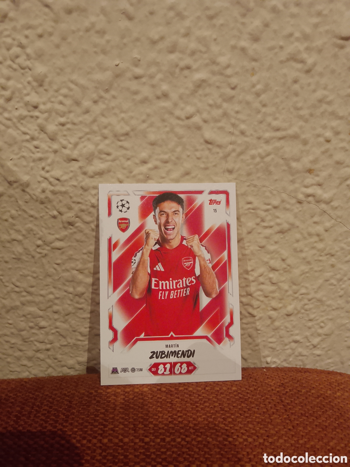 Cromos de f&uacute;tbol: Zubimendi 15 arsenal match attax 26/27 2026 2027