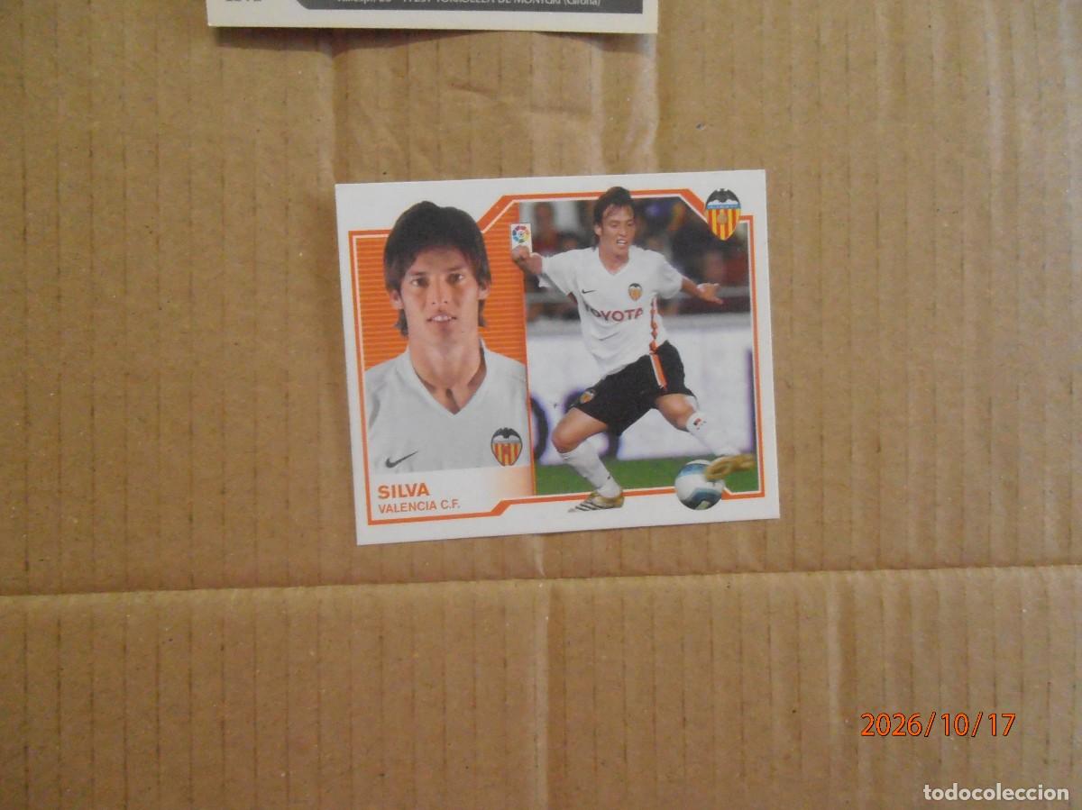 Cromos de f&uacute;tbol: Silva - Valencia 2007/08