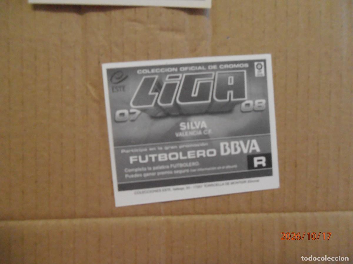 Cromos de f&uacute;tbol: Silva - Valencia 2007/08 - Foto 2
