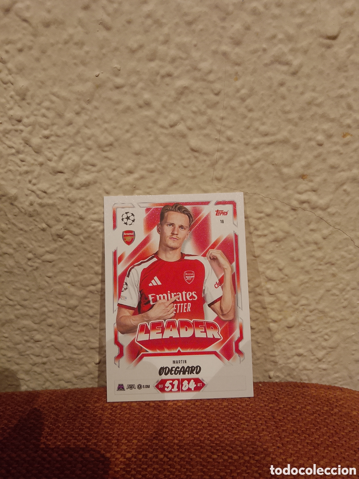 Cromos de f&uacute;tbol: Odegaard arsenal leader 16 match attax 26/27 2026 2027