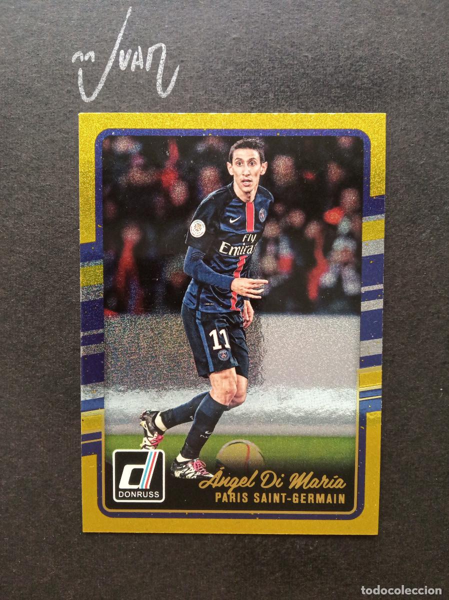 Figurine di Calcio: #124 CROMO DI MARIA PARIS SAINT GERMAIN ARGENTINA ⚽ PANINI &reg; DONRUSS 2015 2016 15 16 GOLD ORO DORADO