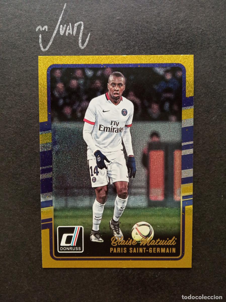 Figurine di Calcio: #125 CROMO MATUIDI PARIS SAINT GERMAIN FRANCIA ⚽ PANINI &reg; DONRUSS 2015 2016 15 16 GOLD ORO DORADO