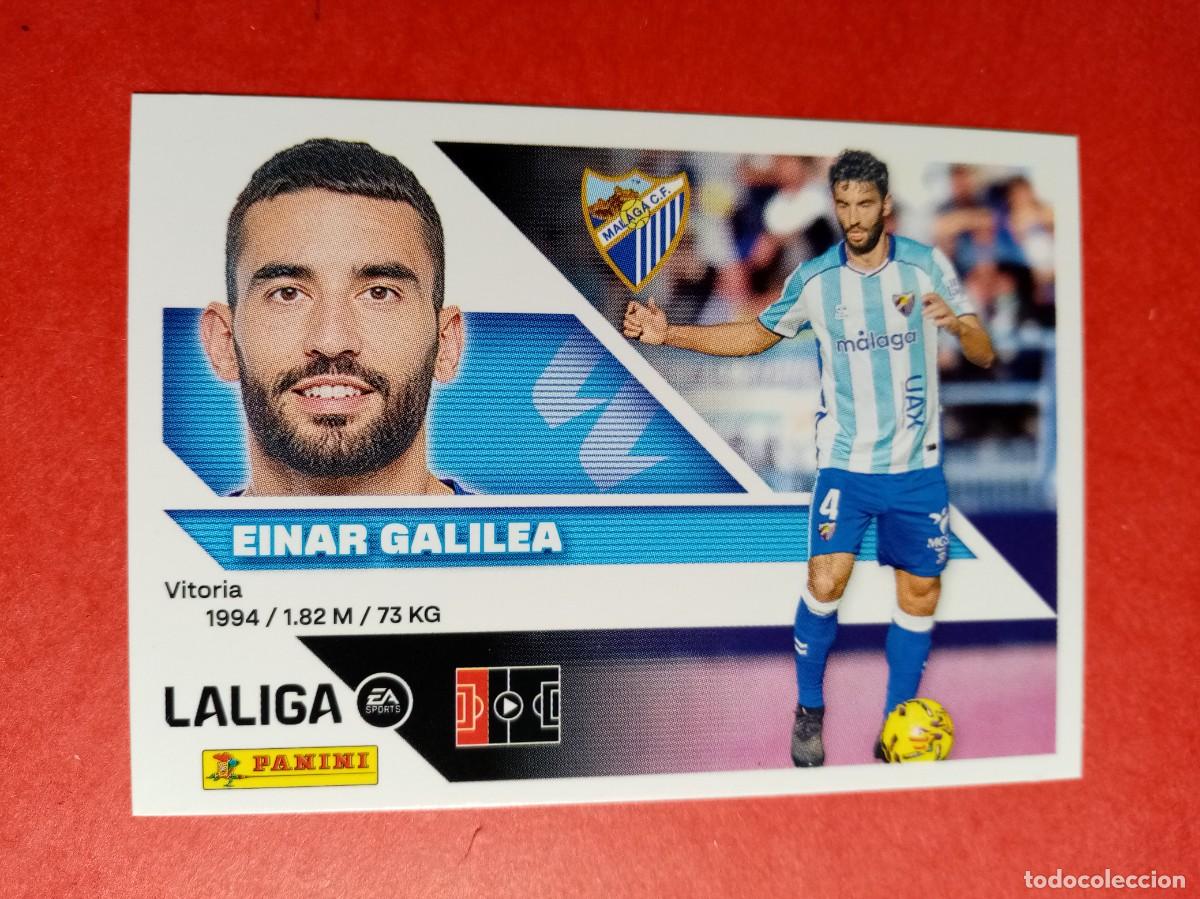 Cromos de f&uacute;tbol: N&ordm; 8 EINAR GALILEA, MALAGA CF, LIGA ESTE 2026 2027 26 27 PANINI