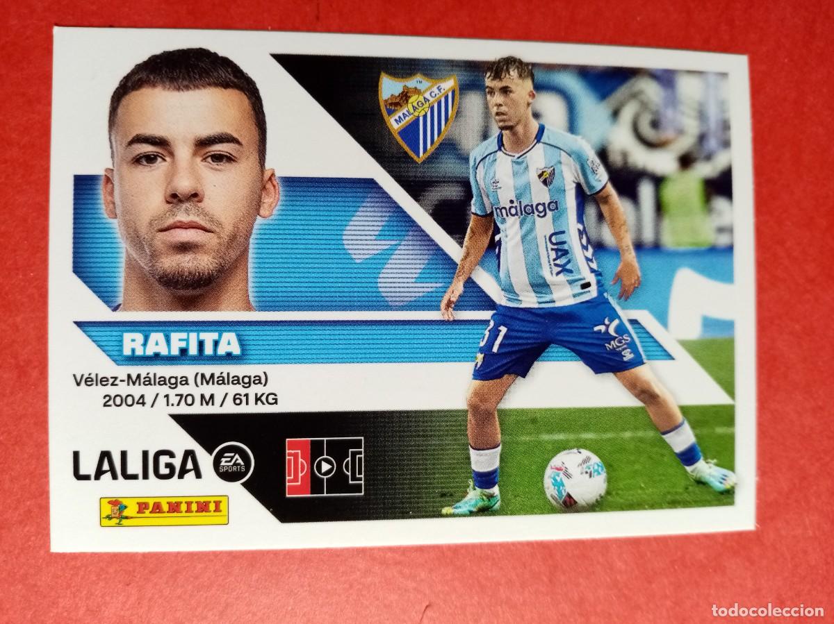 Cromos de f&uacute;tbol: N&ordm; 9 RAFITA, MALAGA CF, LIGA ESTE 2026 2027 26 27 PANINI