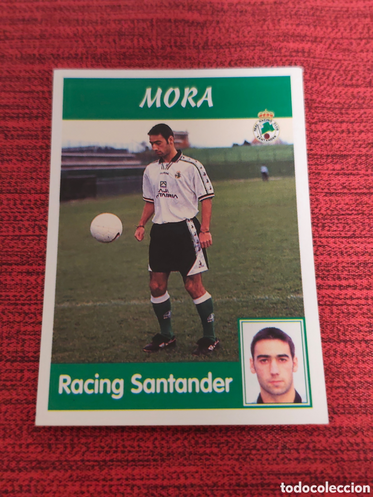 Cromos de f&uacute;tbol: 200A MORA RACING SANTANDER PANINI LIGA 1997 1998